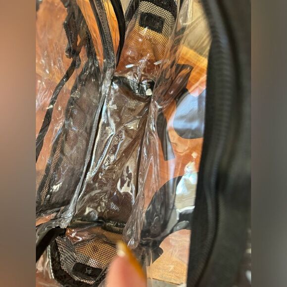 Clear Backpack  Zippered Bag - Picture 7 of 14